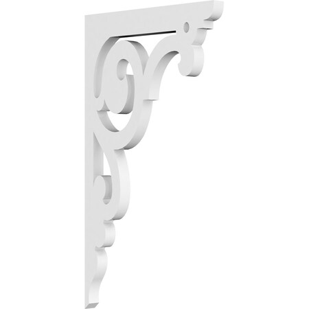 Ekena Millwork Hurley Architectural Grade PVC Bracket, 5/8"W X 7 1/2"D X 13"H BKTP01X07X13HU